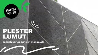 cara plester lumut dengan mudah #senimanmuda