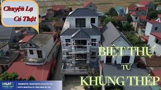 Độc Đáo Không Ngờ Với Biệt Thự Tân Cổ Điển Làm Từ Khung Thép