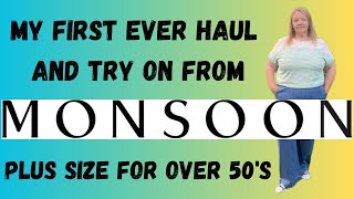 My first Monsoon haul and try on, was it a hit or miss? Plus size fashion for over 50's #monsoon #20