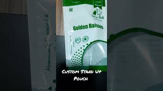 Dry Fruits Stand Up Pouch, Dry Fruits Packaging, Raisin Packaging Pouch, Raisin Packaging