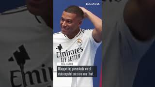 Así fue presentado Mbappé en el Real Madrid.