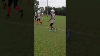 Watch Dylan play what he Loves!! #8u #davidonthedaily #youthfootball #youthsports #ytshortsvideo #8u