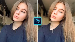 Как легко заблюрить фон на фото Photoshop Tutorial