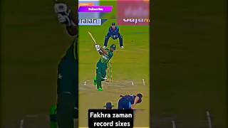 Fakhra zaman record Sixes.#shorts#recordsixes#cricket#uk