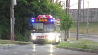 TTC Orion VII HEV 1141 on Eglinton Avenue West