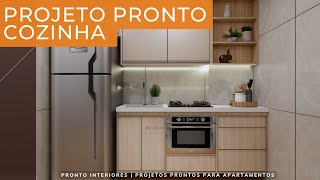 Cozinha integrada com área de serviço│Christie│122 AC