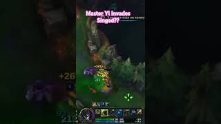 When Master Yi invades you #leagueoflegends #gaming #riotgames #junglediff