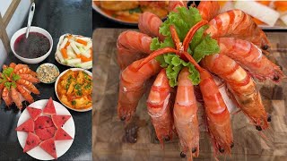 Bữa cơm ngày mùng 1 với sắc đỏ may mắn của Lê Anh Nuôi