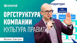 Какая оргструктура подойдет вашей компании | Часть 3 | Культура правил