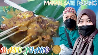 MAKAN SATE PADANG DI AREA KODAM SURABAYA