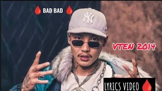 VTEN - 2014 SONG ( LYRICS VIDEO)🩸🩸🩸 @VTENOfficial 🩸🩸🩸 BAD BAD ALBUM 🩸🩸🩸