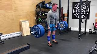 1/29/18 Deadlift 2ct Pause 325x3 @9 ws 4/4