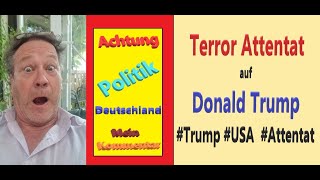 Terror Attentat auf Donald Trump. #Trump #USA  #Attentat