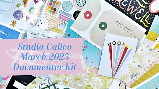 Studio Calico March Documenter Kit Unboxing