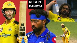 Shivam Dube Scares Hardik Pandya | M S Dhoni Entertain Chennai Crowd