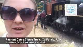 Holiday in San Francisco - Steam Train (Roaring Camp Railroad) in Felton