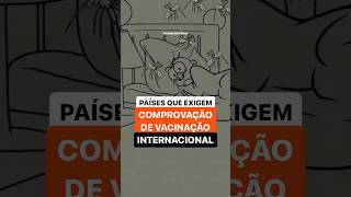 🦟 Países que exigem Comprovação de Vacinação Internacional- Leia a legenda