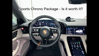 Porsche Taycan: Sports Chrono Package - Is it worth it? #porsche #porschetaycan #sports#sportschrono