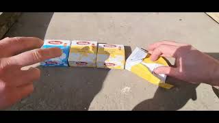 Margarine-Styrofoam!  Humanitarian aid has arrived in Chernihiv from Kyiv.