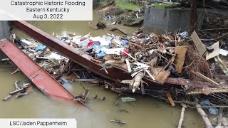 Aerial Views Historic Flooding - Eastern Kentucky