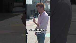 Hoe vaak scheert een man zichzelf?👇 #shorts #interview #viral