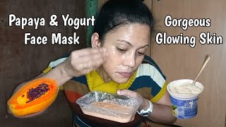 Papaya and Yogurt DIY Face Mask for Gorgeous Glowing Skin