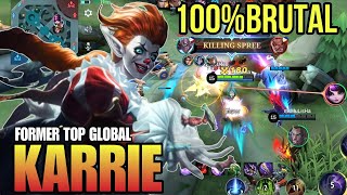 KARRIE + ALUCARD + ZHASK | KARRIE BEST BUILD 2023! TOP GLOBAL KARRIE GAMEPLAY.