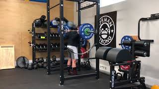 1/26/18 Squat 3-0-3 Tempo 230x8 @8.5 ws 3/5