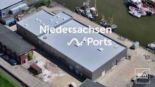 Bau des Hafen-Betriebsgebäudes in Cuxhaven (Zeitraffer)