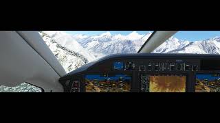 Windy landing at Lukla