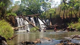 Amazing Peaceful Waterfall Place In Cambodia With Trekking in Jungle