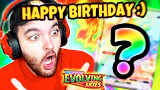 I GOT SENT AN INSANE BIRTHDAY POKEMON CARD...