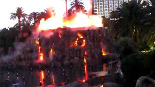 Volcano show at Las Vegas Mirage