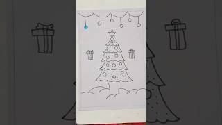 How to draw merry Christmas #Short##