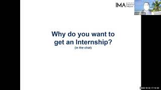 Internship Search Workshop