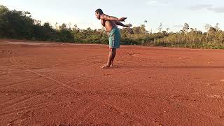 🛑It's fun to practice in the afternoon when the sun sets over the mountains of Papua.