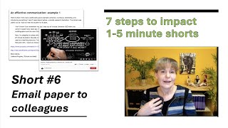 7 steps to impact 6 - Email paper to colleagues