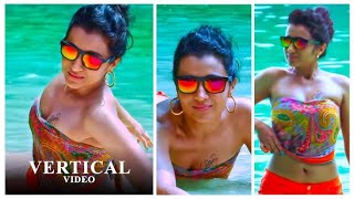 Trisha Krishnan Hot Vertical Edit Video from Aranmanai 2 | Tamil Actress Trisha Hottest Beach Song