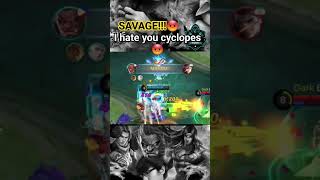 i hate you cyclopes 😡 #balmond #mobilelegends #mobilelegendsbangbang #mlbb #savage #maniac #trending