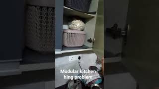 modular kitchen hing problem