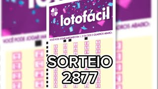 Resultado Lotofácil 2877 - 31/07/2023