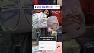 #ShoppingFun"#Anshikabaggallery #unicornpackpack #holographicbags #bluebag #purplebag