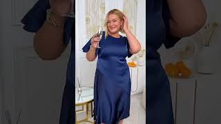 Платье  "Нелва" женская одежда Plus Size. Intikoma.