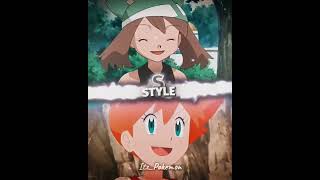 May vs Misty | Character wise and Looks wise | #pokemon #wis #shortsfeed #shorts #viral