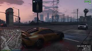 GTA #CarsPlay: Drifting Han's FastAndTheFurious Supra w/ panda stripes at shipyard #GTA5 #gtaonline