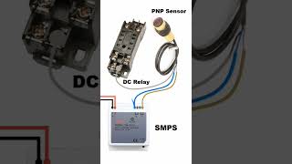 how to control relay from sensor wiring connection