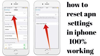 How to reset apn settings in iphone #settings_bd #iphone #apn #settings #reset 100% Working