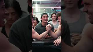 Roided Women Arm Wrestles Average Gym Bro 😨