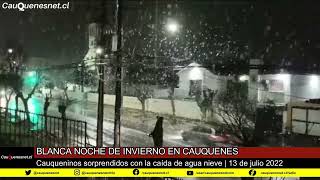 Nieve en #Cauquenes