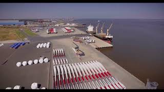 (DE) Windenergie-Logistik | (EN) Wind Energy Logistics - Seaports of Niedersachsen